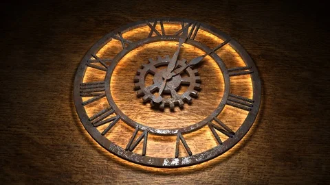 Time laps of an old watch. The hands of the clock spin quickly. Indicate the Video stock 118881155