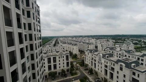 Time laps over a luxury estate Stock Footage 292740977