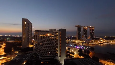 Time laps Singapore Stock Footage 89295732