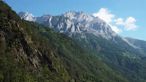 Time laps of swiss mountains Stock Footage 131838033
