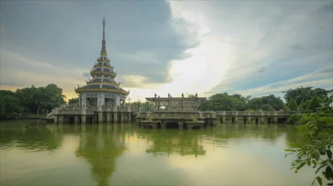 Time laps Thai Temple Stock Footage 55275082