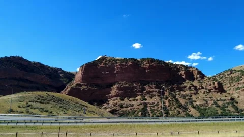 Time laps of traffic on the road Stock Footage 251934357