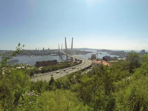 Time-laps in Vladivostok. Stock Footage 98444016