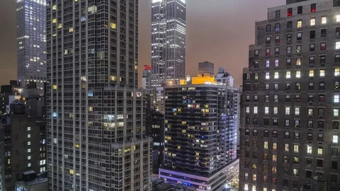 Time Lapse 04.10.15 NYC Skyline Stock Footage