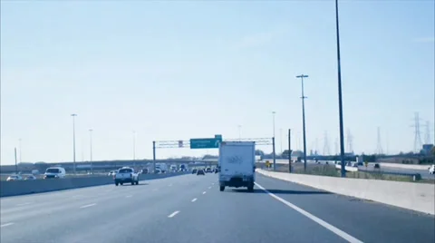 Time-Lapse 1 hour drive in 30 seconds 스톡 동영상 32785460