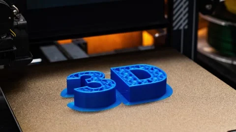 Time Lapse Of 3D Printing Process Stock Footage 307296399