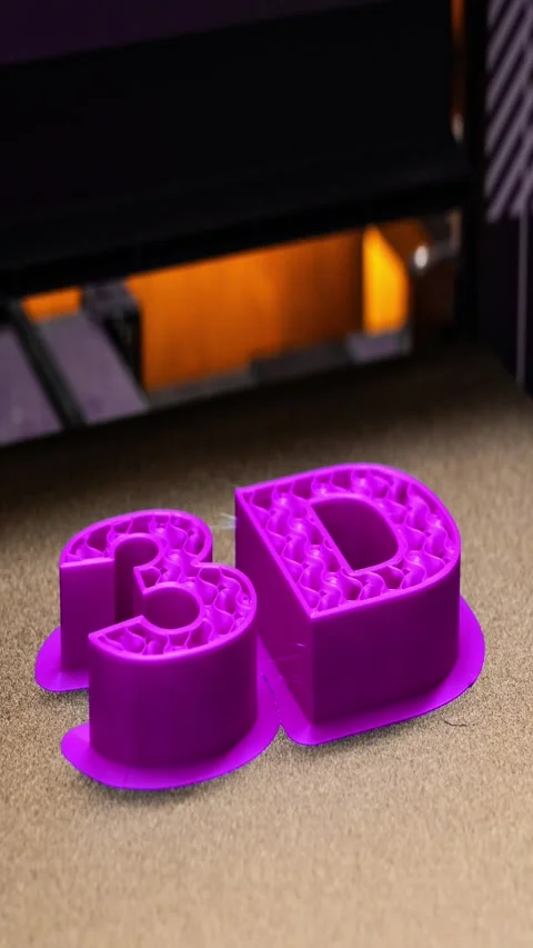 Time Lapse Of 3D Printing Process Stock Footage 327213720