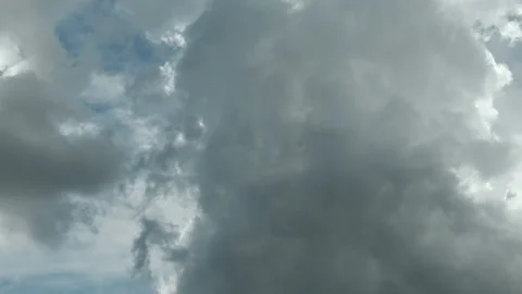 Time-lapse 4k of blue sky and clouds. Sky with clouds weather nature clouds Stock Footage 131693828