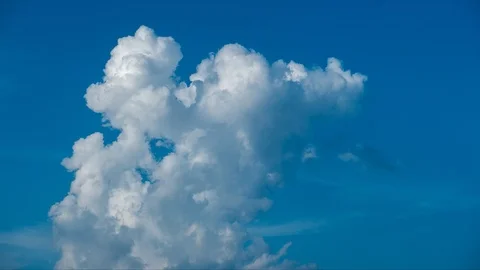 Time lapse 4k, clouds blue sky Stock Footage 119485130