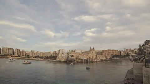 Time lapse 4k malta Stock Footage 22958759