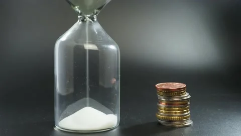 Time Lapse 4K Time is money Stock Footage 132351953