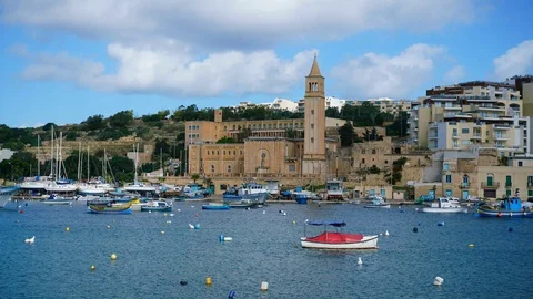 Time lapse 8K Malta 動画素材 129788139