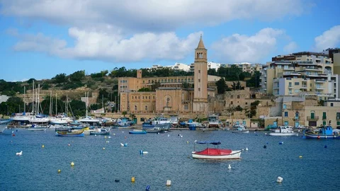 Time lapse 8K Malta Stock Footage 129788863