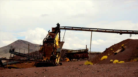 Time Lapse of Abandon Mine Daytime Stock Footage 26283611