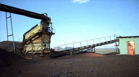 Time Lapse of Abandon Mine Daytime Stock Footage 26289982