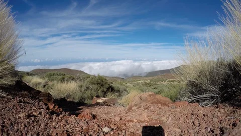 Time Lapse above the clouds 스톡 동영상 100394801