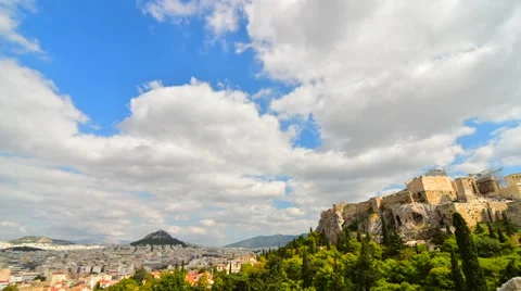 Time lapse in Acropolis,Greece Stock Footage 59553868