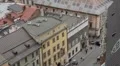 Time Lapse Aerial View of Krakow, Market Square, Town Hall Tower, Cloth Hall HD Footage