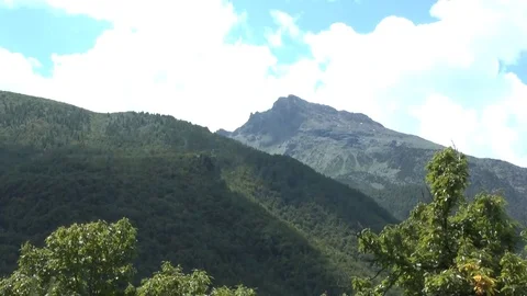 Time-Lapse of an Afternoon, Evening and Sunset in the Mountains 動画素材 71244005