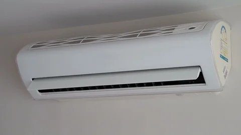 Time lapse, air conditioning is working Stock Footage 100989587