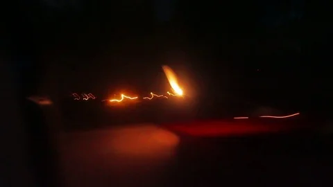 Time lapse of airplane takeoff at night. 스톡 동영상 80186616