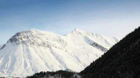 Time-lapse of the Alps Stock Footage 622822