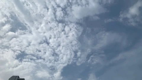 Time lapse of altocumulus clouds Stock Footage 117767604