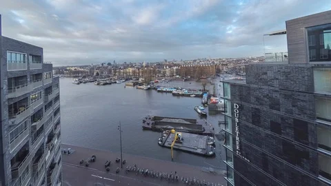 Time lapse amsterdam Video stock 102968588