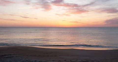 Time lapse animation of sunrise in Ormond Beach, Florida Stock Footage 240409229