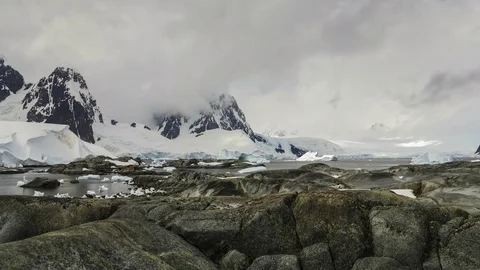 Time Lapse Antarctica Stock Footage 76721266