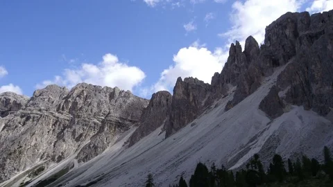 Time lapse antersas, Dolomiti Stock Footage 79688366