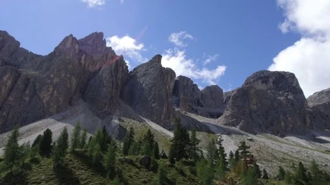 Time lapse antersas with sun, Puez Stock Footage 79708307