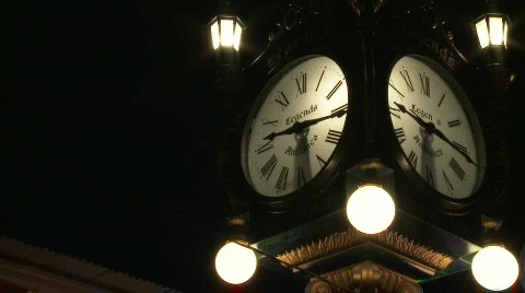 Time-lapse Antique Clock Video stock 685449