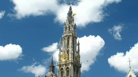 Time lapse Antwerp Stock Footage 791220
