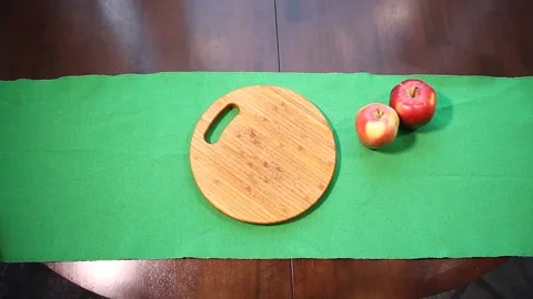 Time Lapse of Apples Baking in the Oven Stock Footage 144987425