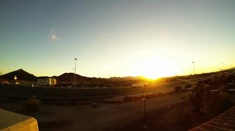 Time Lapse Arizona Sunset Video stock 25604064