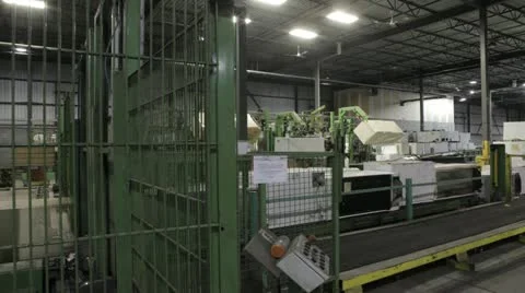 Time lapse of assembly line for fridge recycling Stock Footage 21881273