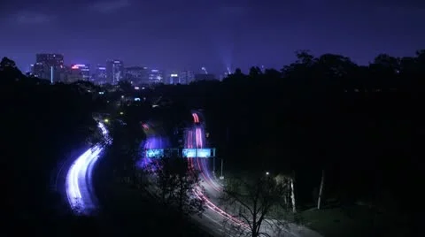 Time Lapse - Atop Cabrillo Bridge, Balboa Park 動画素材 10788064