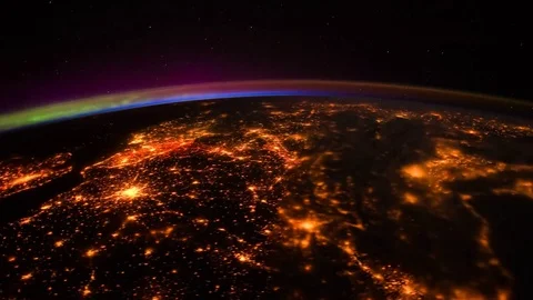Time lapse of Aurora Borealis from Western Europe to Sudan in 4K. Stock-Footage 74285485