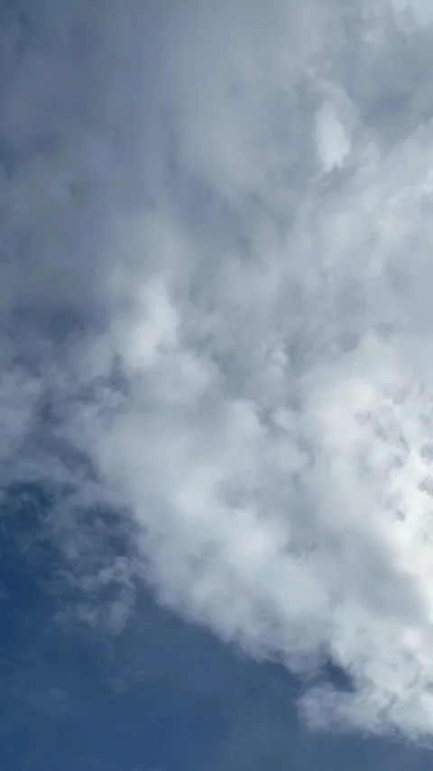 Time lapse background of clouds running in the blue sky Stock Footage 301685700