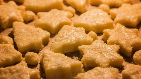 Time lapse baking cookies Stock Footage 70151776