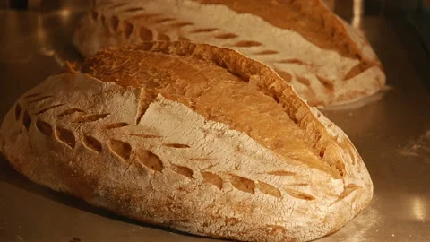 Time-lapse baking in the oven Stock Footage 85539866