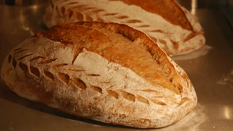 Time-lapse baking in the oven Stock Footage 85539893