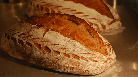 Time-lapse baking in the oven Stock Footage 85539897