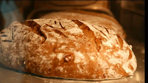 Time-lapse baking in the oven Stock Footage 85539958