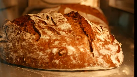 Time-lapse baking in the oven Stock Footage 85540179