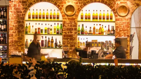 Time lapse Bar at Braza NTSC Stock Footage 27733932