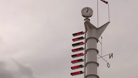 Time Lapse Barcelona Forum Stock Footage 81245202