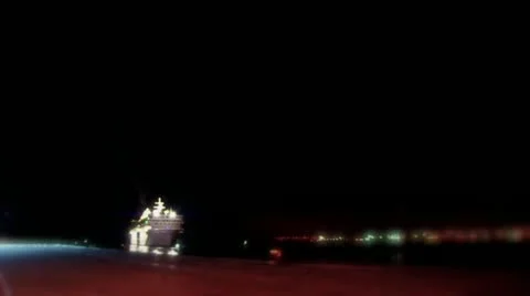 Time lapse barco coquimbo Stock Footage 12529986