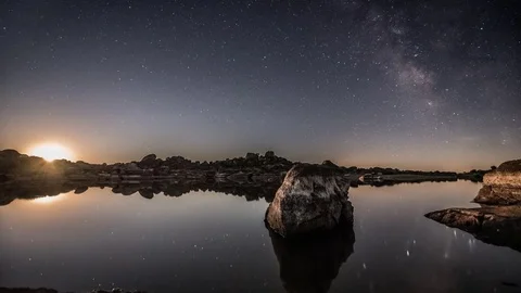 Time lapse Barruecos 4k 스톡 동영상 84631003